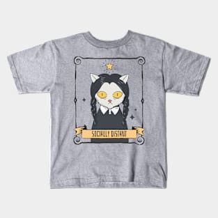 Wednesday Cat Kids T-Shirt